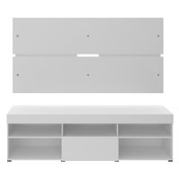 Rack Miami e Painel para TV Sala de Estar Madesa