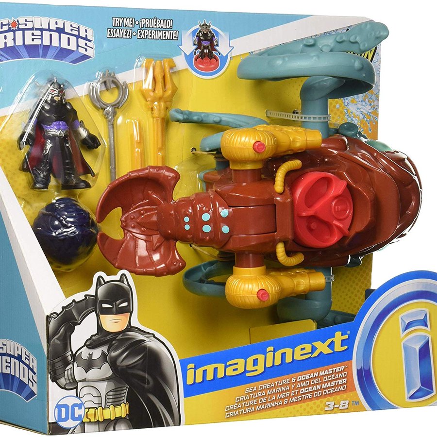 Aquaman Criatura Marinha Imaginext FMX67 Mattel Colombo