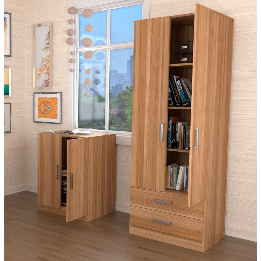 Armário para Escritório com Portas e Gavetas Office Plus Appunto - Colombo