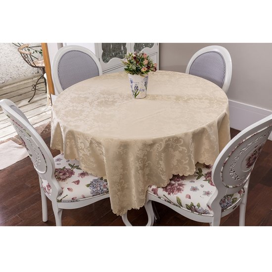 Toalha de mesa, Retangular, Jade Bege - 170 cm x 270 cm
