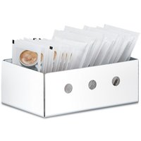 Suporte Para Sachês Aço Inox Porta Saches Açúcar e Adoçantes