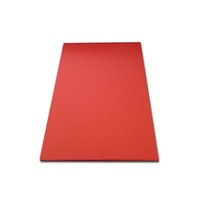Tabua de Corte Lisa em Polietileno - Vermelha - 50 X30