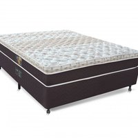 Cama Box + Colchão Castor Casal Class One Face Híbrido 138x188x52cm