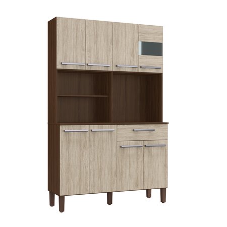 Armario Kit Cozinha 8 Portas E 1 Gaveta Ac5810 Decibal Colombo