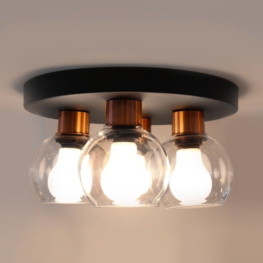 Luminária de Teto Plafon para Salas, Quartos e Lavabos Ilumi na Cor