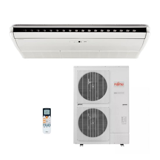 Ar-Condicionado Split Teto Inverter Fujitsu 42000 Btus Quente/Frio 380v 3F ABBG45LRTA