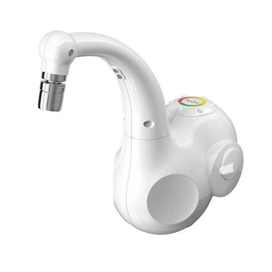 Torneira Elétrica Lumen Branca De Parede Hydra