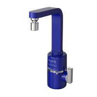 Torneira Elétrica Slim 4t De Bancada Azul Hydra
