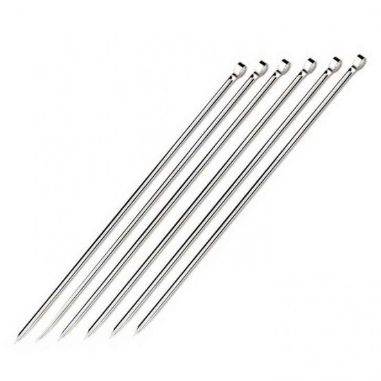 Conjunto de Espetos 40cm Inox 6pçs Tramontina (26499005)