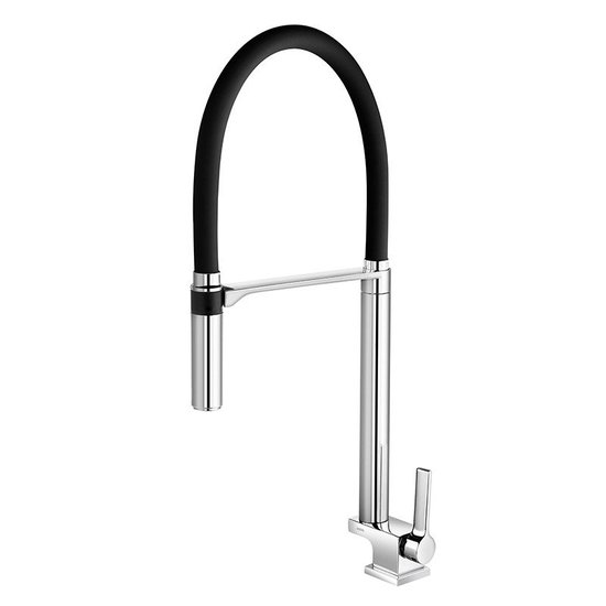 Torneira Docol Doc 738957 de Bancada Cromada e Preta