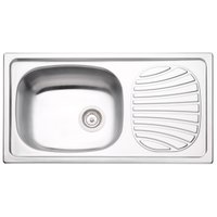 Cuba de Sobrepor Tramontina Alpha Inox Pré Polido 78 x 43 cm com Válvula 93840602