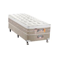 Cama Box + Colchão Solteiro Castor Mola Pocket® Silver Star AIR com Box SI One Face 100x200x72cm