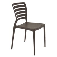 Cadeira Sofia encosto horizontal marrom Tramontina 92237109