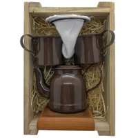 Kit de Café Individual - MARROM - Demolição com engradado