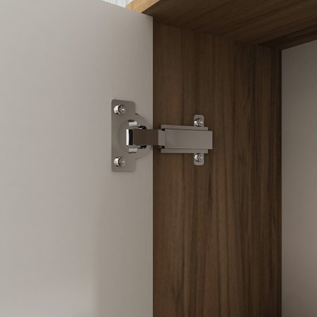 Gabinete para Banheiro Cuba e Armário com Espelho Firenze 90