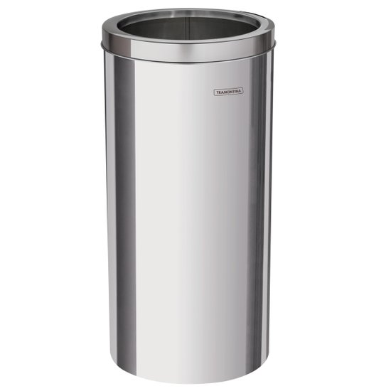 Lixeira Inox Tramontina Institucional Polido 30 Litros