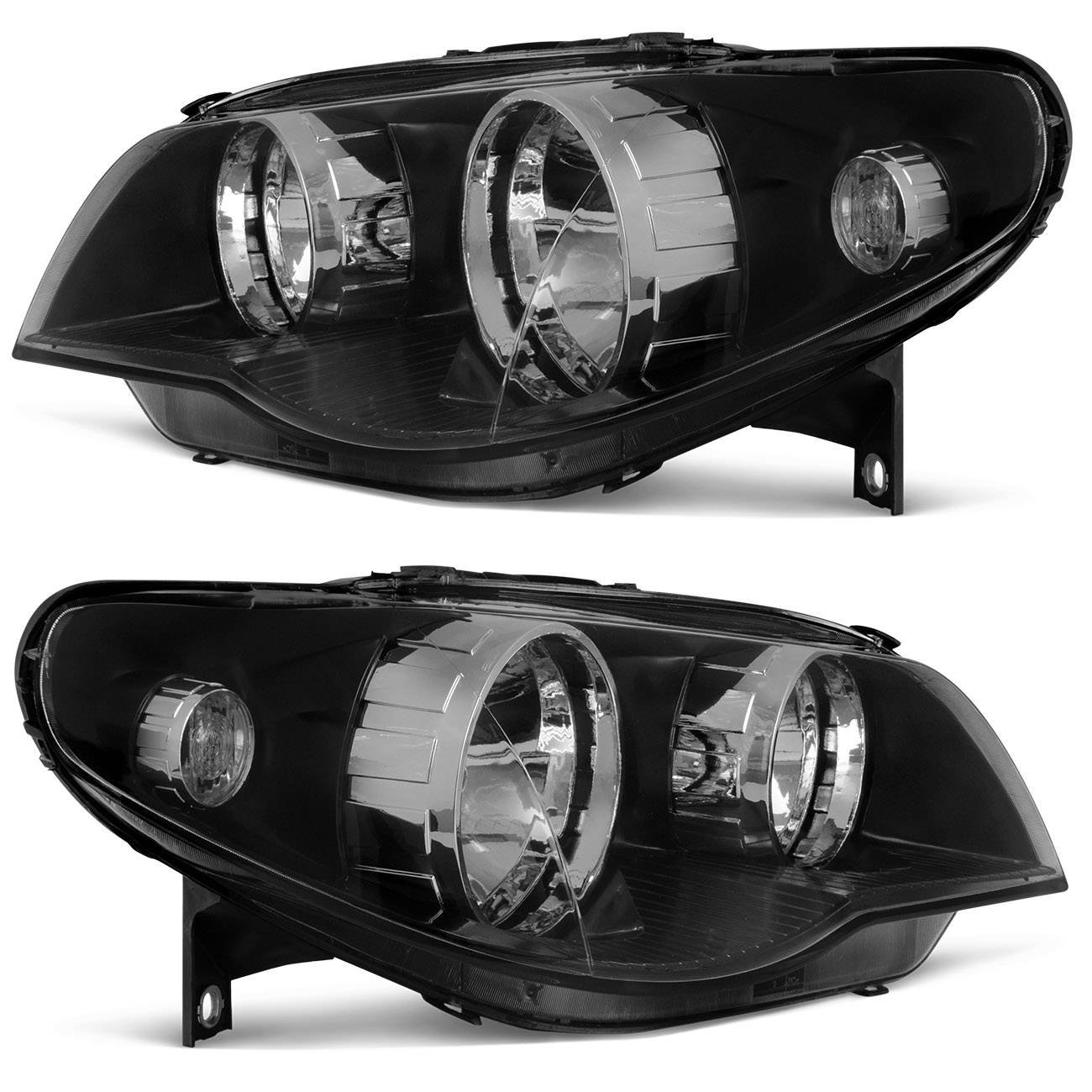 Par Farol Máscara Negra Palio G3 2004 a 2014 Siena Strada Weekend 2004