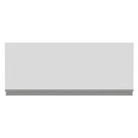 Armário de Cozinha Aéreo 80 cm 1 Porta Rustic/Branco Glamy Madesa