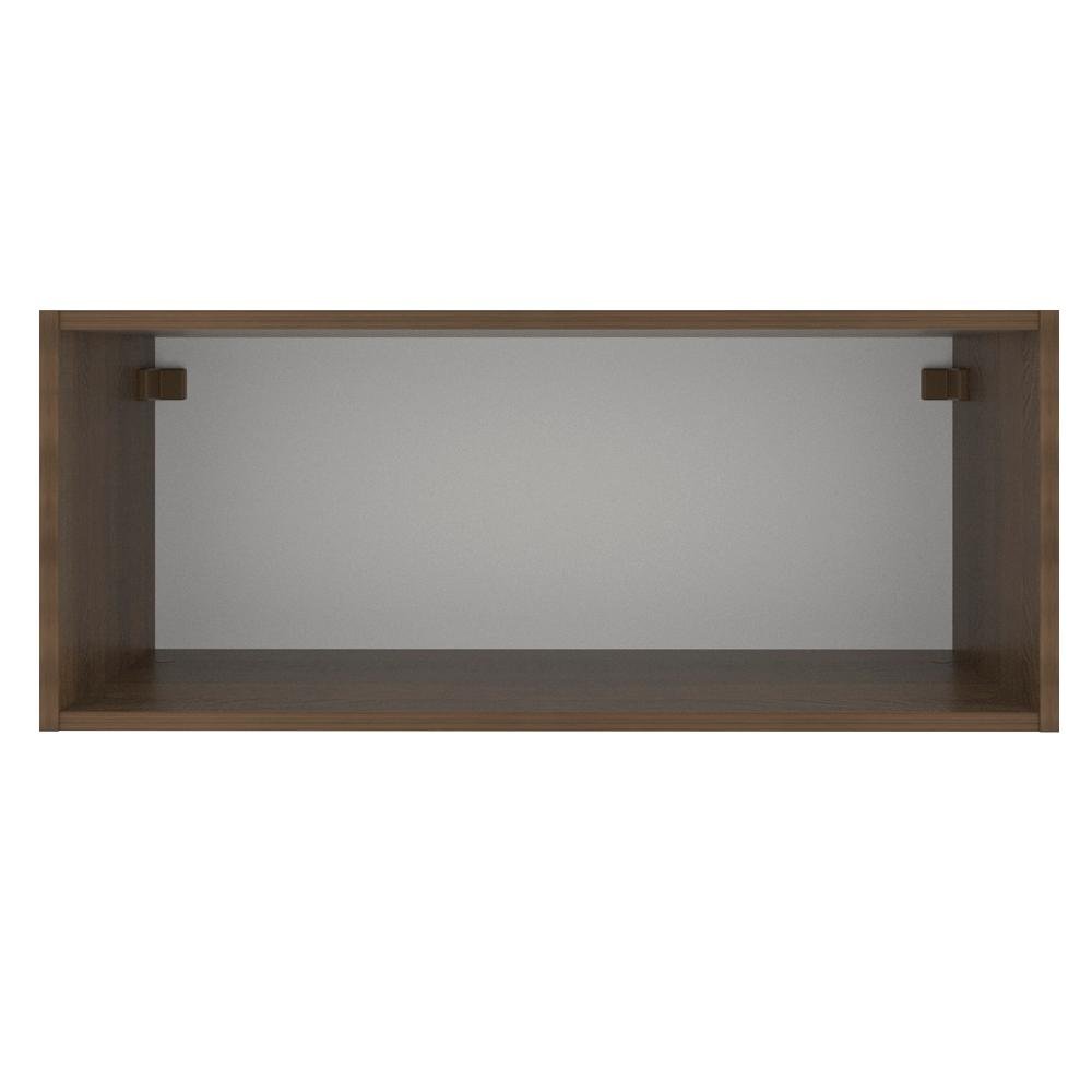 Armario Aereo Madesa Glamy 80 Cm 1 Porta Rustic Branco Colombo