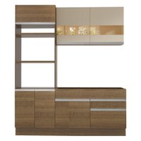 Cozinha Compacta Madesa Glamy Helen 6 Portas 2 Gavetas (Sem Tampo e Pia)
