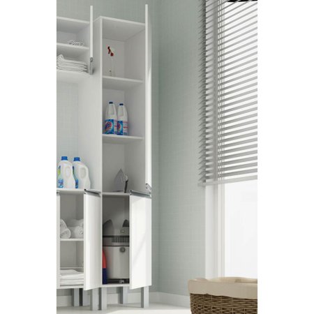 Armario Multiuso Lavanderia Com 02 Portas Isis Lyam Decor Colombo