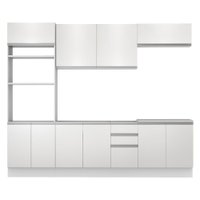 Cozinha Completa Madesa Glamy Viena 10 Portas 3 Gavetas (Sem Tampo e Pia)