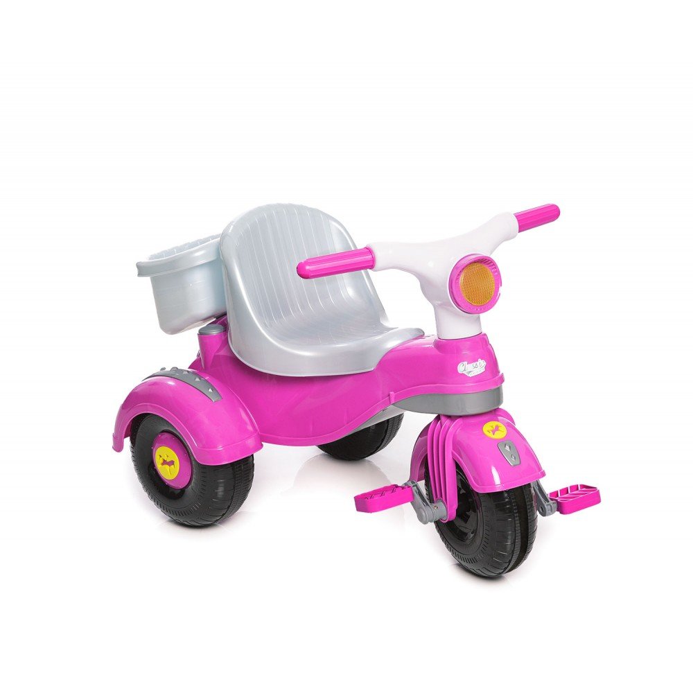 Motoca infantil feminina rosa chok