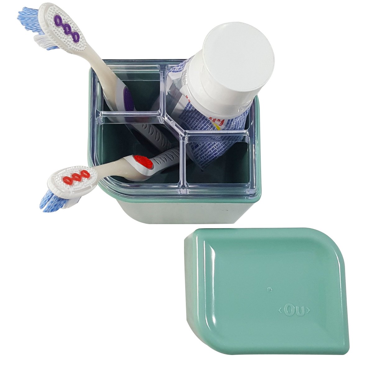 Porta Escova De Dente E Creme Dental Petala Pia Banheiro Ou Verde Menta Colombo
