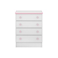 Cômoda Infantil Qmovi Doce Sonho 4 Gavetas 777.5