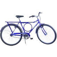 Bicicleta Aro 26 Masculina Barra Circular VB Potenza Azul
