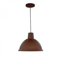 Lustre Pendente Taschibra TD 821 Marrom E27 Bivolt