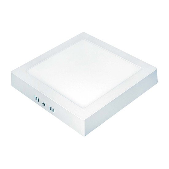 Painel de Led Taschibra Quadrado de Sobrepor 24W 3000K Bivolt