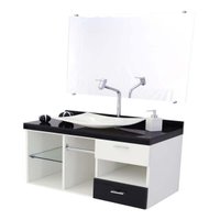 Gabinete Para Banheiro Mizu Com Espelho e Cuba - Premium Gabinetes