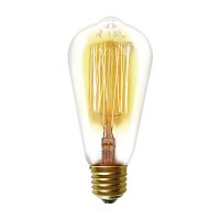 Lâmpada Filamento de Carbono Taschibra ST64 40W E27