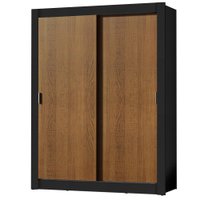 Guarda-Roupa Solteiro Madesa Dallas Plus 2 Portas de Correr 4 Gavetas