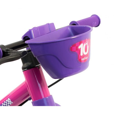 Bicicleta Infantil Aro 12 Sem Pedal Balance Bike Feminina - Nathor Rosa