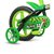 Bicicleta Infantil Aro 12 Black12 - Nathor Verde/Preta