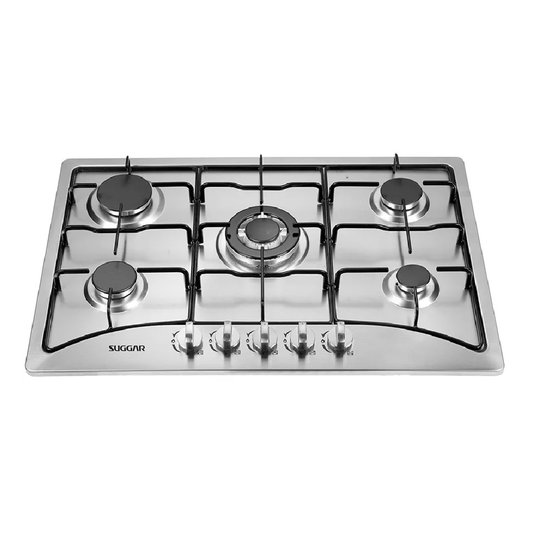 Cooktop À Gás Suggar 5 Queimadores Inox Bivolt FG5135IX