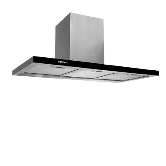Coifa de Parede Suggar Granada Slim Touch 90 cm Inox