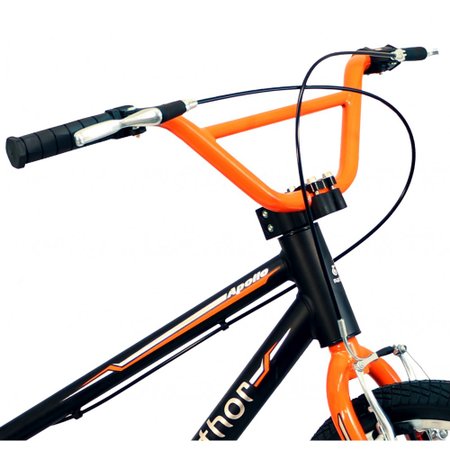 Bicicleta Infantil Aro 20 Apollo Com Pezinho - Nathor Laranja/Preta