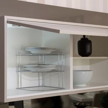 Organizador Multiuso Cantoneira Armario 3 Niveis Cozinha Aco Colombo