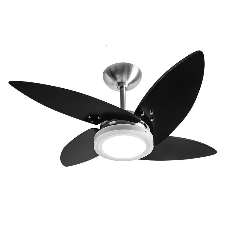 Ventilador de Teto Tron Azzam Led 4 Pás Preto / Alumínio Colombo