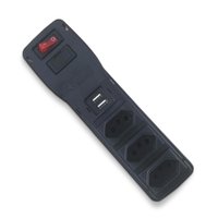 Filtro de Linha 3 Tomadas e 2 USB  KE-FL180 - Kross Elegance