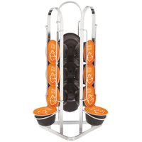 Suporte Porta Cápsulas 3 Corações Cromado Para 18 Cápsulas