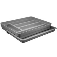 Organizador Suporte Porta Talheres Extensível Cozinha Gaveta Chumbo