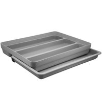 Organizador Suporte Extensível Porta Talheres Cozinha Gaveta Chumbo