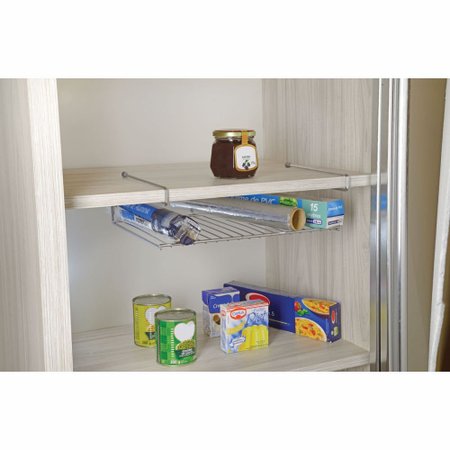 Organizador De Armario Prateleira Suporte Multiuso Encaixavel 32 Cm Aco Cromado Colombo