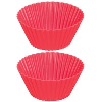 Forma De Silicone Forno Bolo Cupcake Pudim Doces 4 Unidades