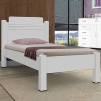 Cama De Solteiro Paris 258201 Branco - Gabrielli Móveis