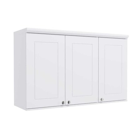 Armario Aereo Cozinha 3 Portas 12mm G628 Branco Kappesberg Colombo